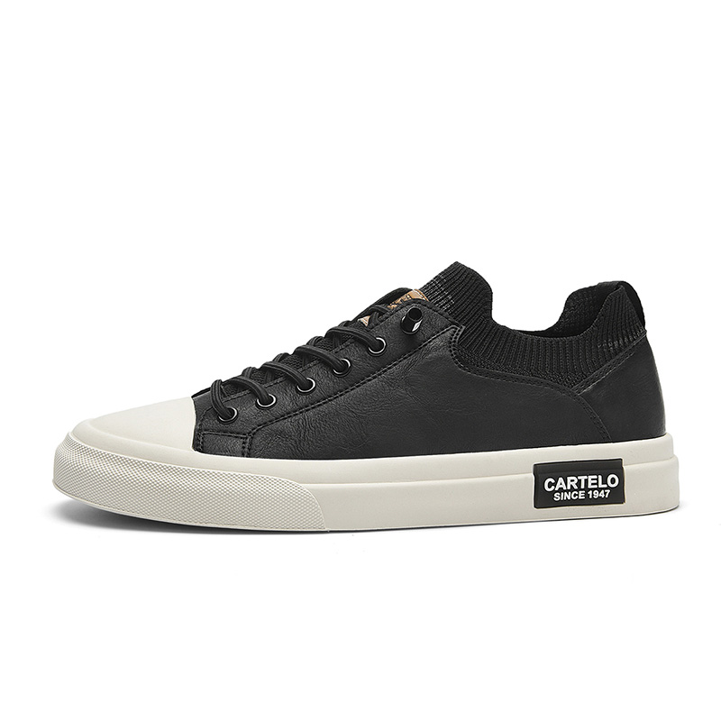 

Кроссовки Trendy Versatile Casual Socks & Shoes Low Top Skateboard Shoes Men's CARTELO, Beige-Cut-Out