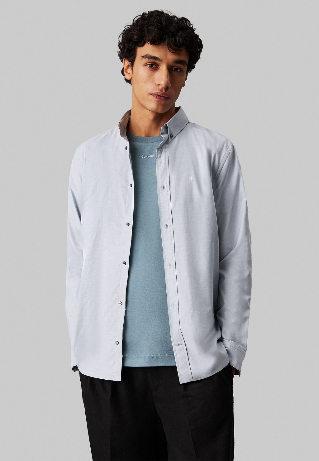 

Рубашка OXFORD REGULAR Calvin Klein, светло-голубой