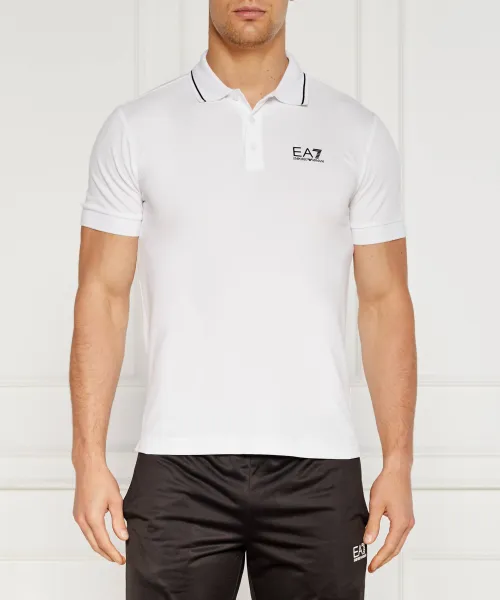 

Футболка поло Slim fit Ea7, белый
