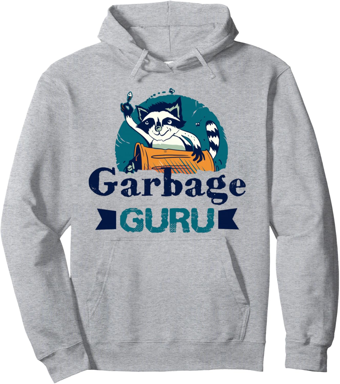 

Толстовка с надписью Любитель енотов, сборщик мусора, копающийся в мусорных баках Dumpster Diving Raccoon Gifts, серый