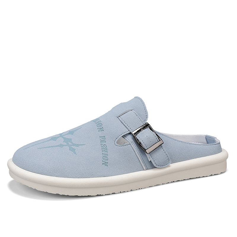 

Мужские сандалии с закрытым носком, устойчивые к истиранию SHOUBA, Denim Blue