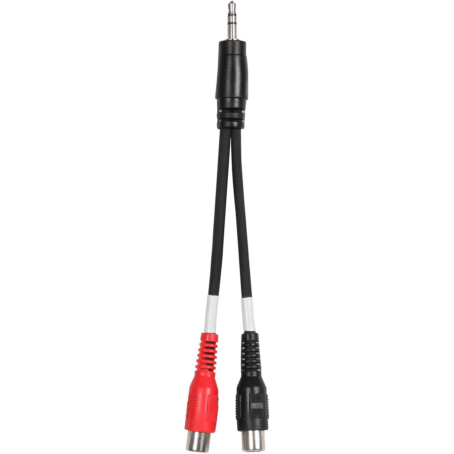 

Соединительный Y-образный кабель Livewire Essential, штекер TRS 3,5 мм — штекер RCA, 15 футов, черный