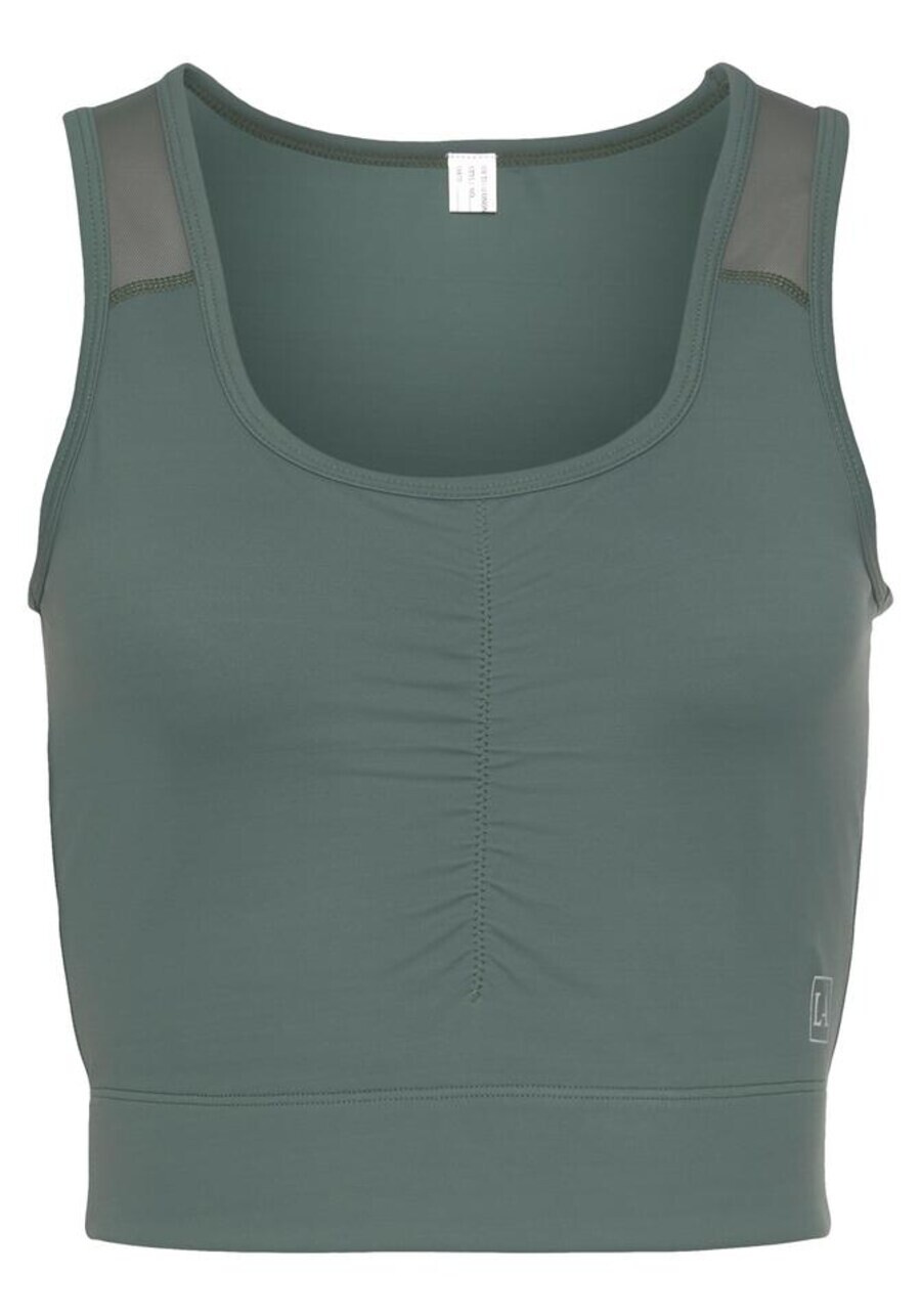 

Спортивный топ Lascana Active, оливковый