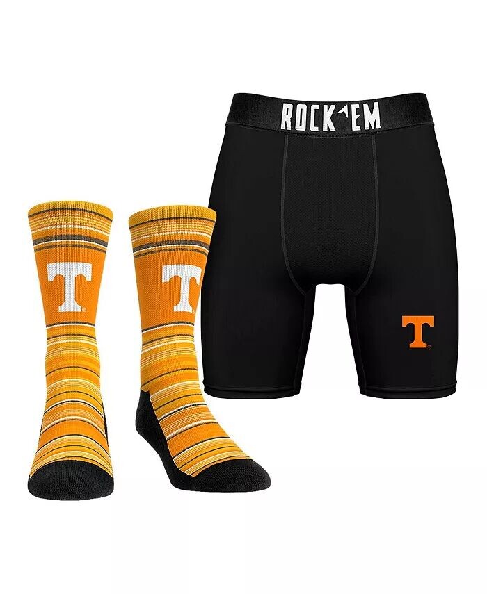 

Мужские носки-боксеры с трусами Tennessee Volunteers Primary Crew, комбинированный набор Rock 'Em