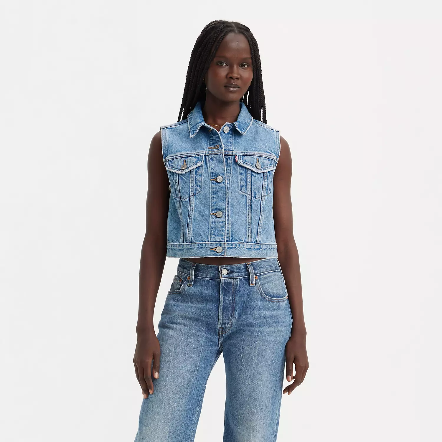 

Жилет XS Levi's, цвет I Will - Medium Wash