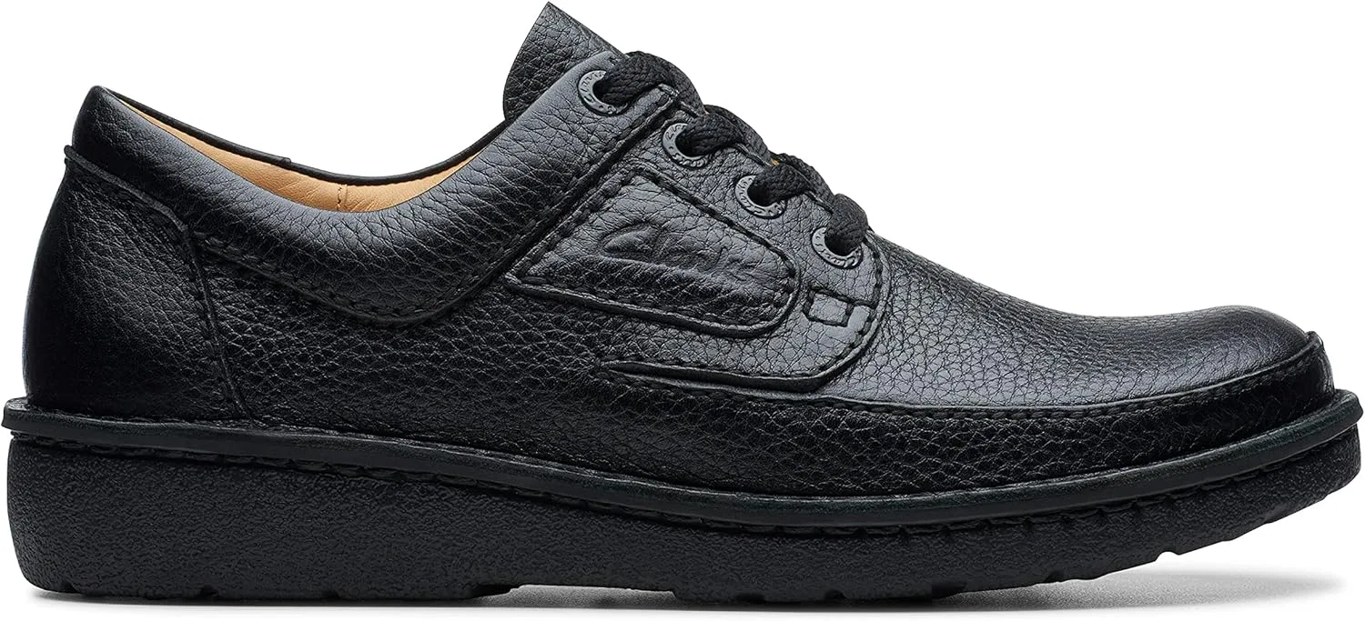 Мужские туфли-оксфорды Clarks NATURE II Derby, Black — фото 2
