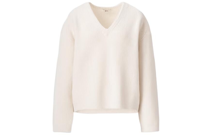 C Коллекция Трикотаж Женский Белый Uniqlo