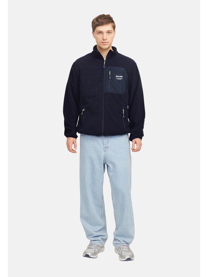 

Флисовая куртка Jack & Jones, темно-синий