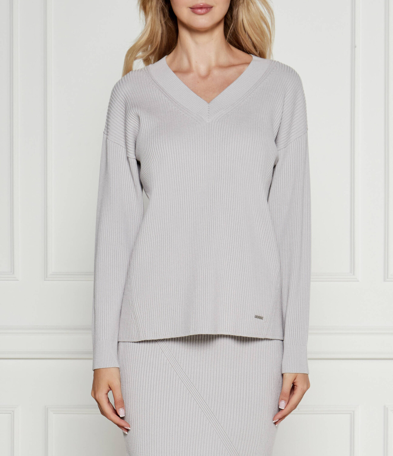 

Свитер Twinset U&B Straight fit, серый