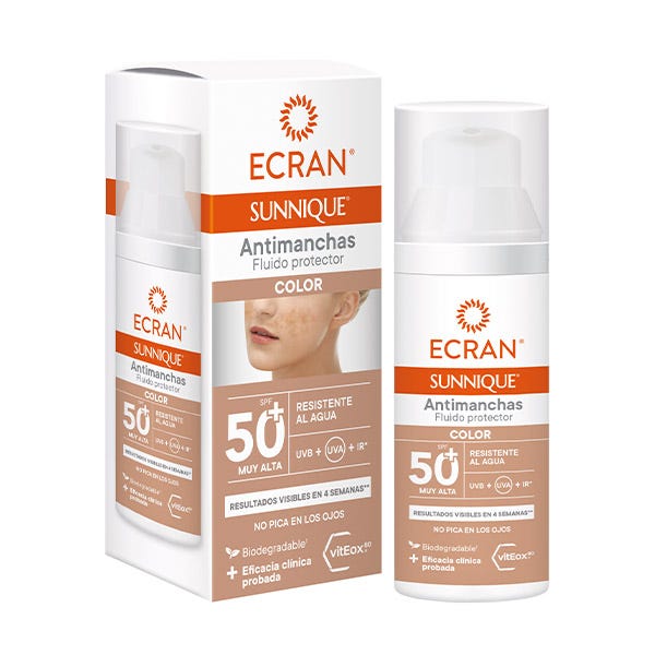 

Sunnique Цвет против пятен Spf 50+ 50 мл Ecran