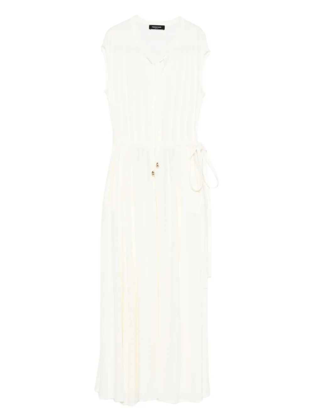 

Платье макси без рукавов Fabiana Filippi, нейтральный