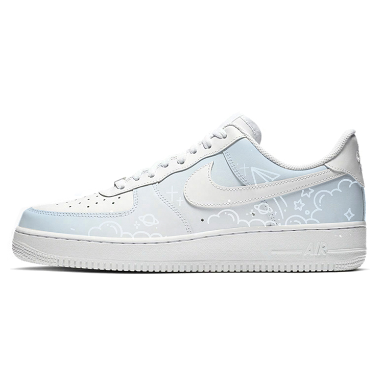 

Nike Кроссовки Air Force 1 с низким верхом для скейтборда, противоскользящие, износостойкие, мужские, белые