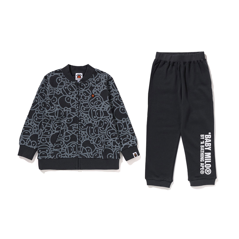 Повседневная спортивная одежда для детей A BATHING APE, серый — фото 4