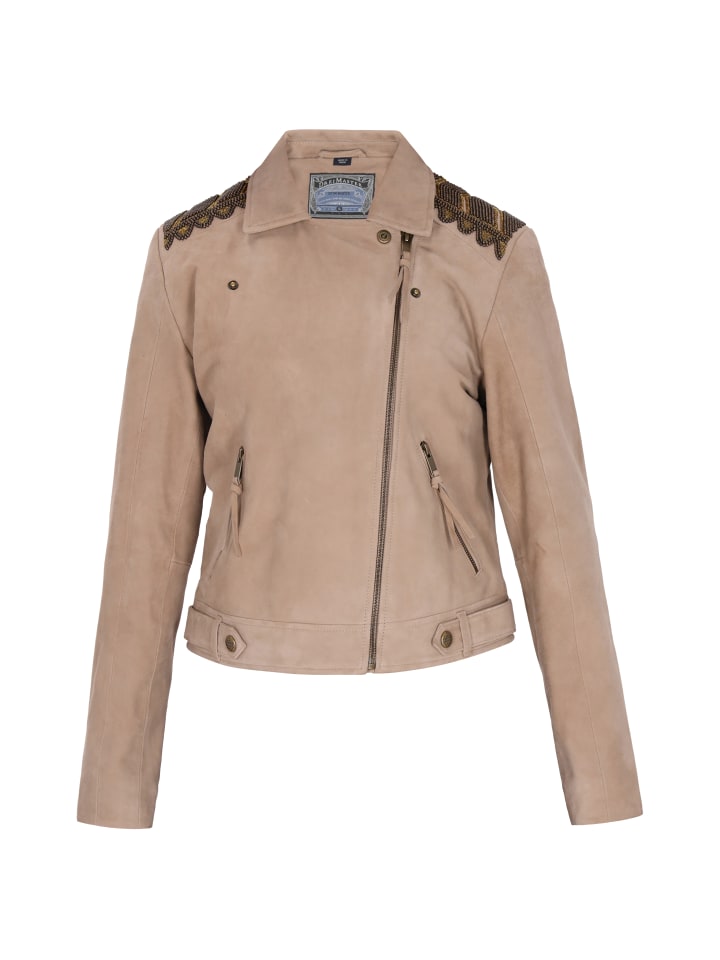 

Кожаная куртка DreiMaster Vintage, цвет light beige