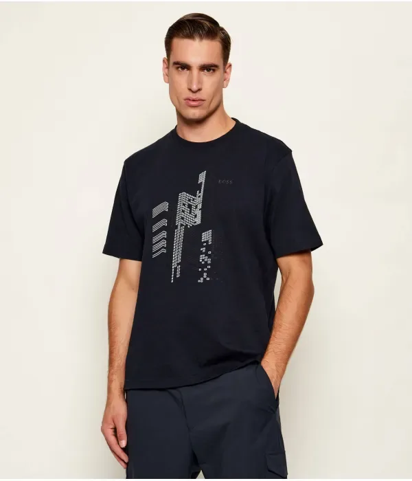 Футболка GRX Zone relaxed fit Boss Green, темно-синий