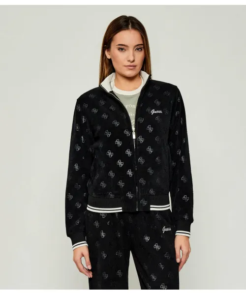 

Вельветовая толстовка Paulina Regular fit Guess Active, синий