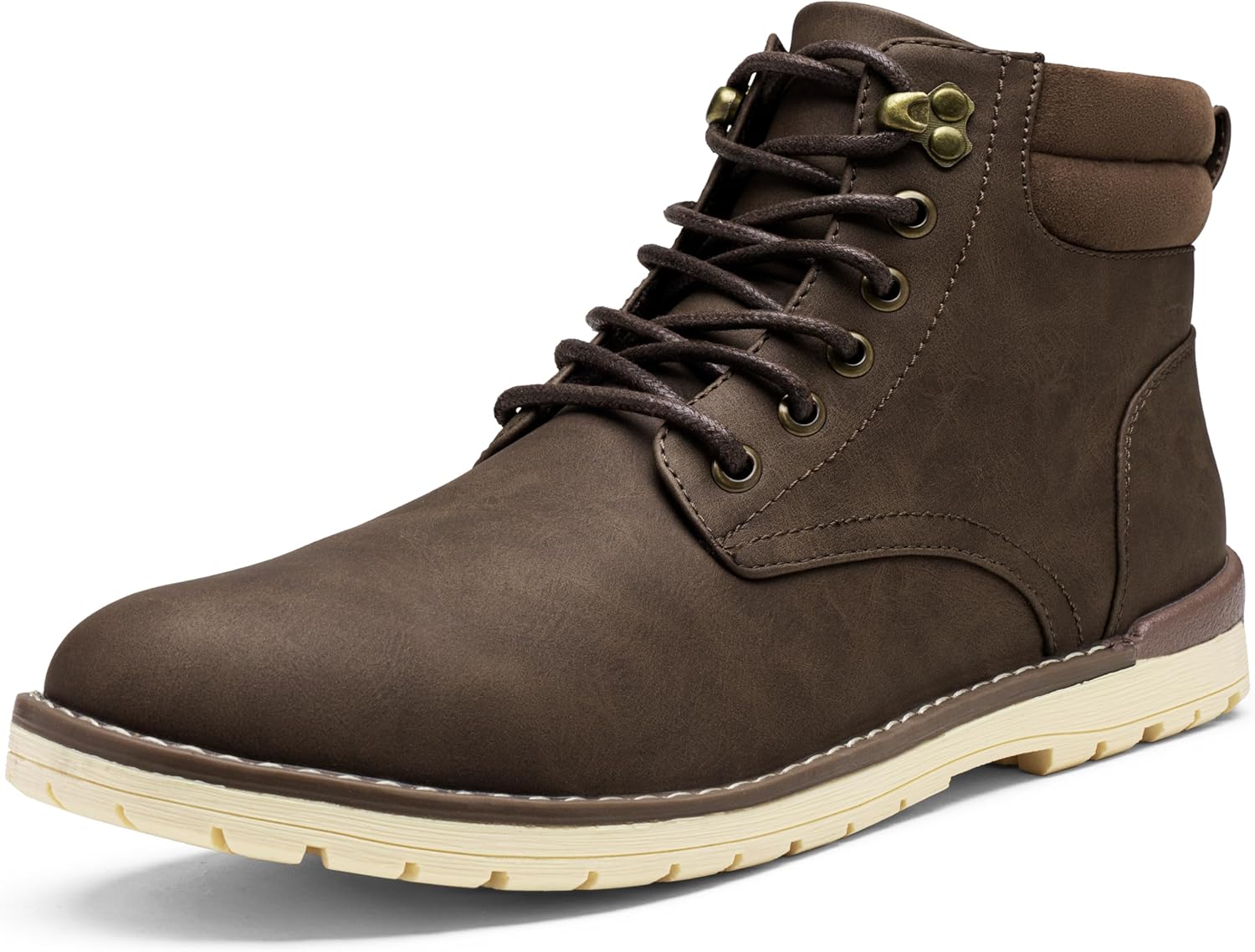 

Мужские походные ботинки Vostey Водонепроницаемые повседневные ботинки Чукка для мужчин, темно-коричневый