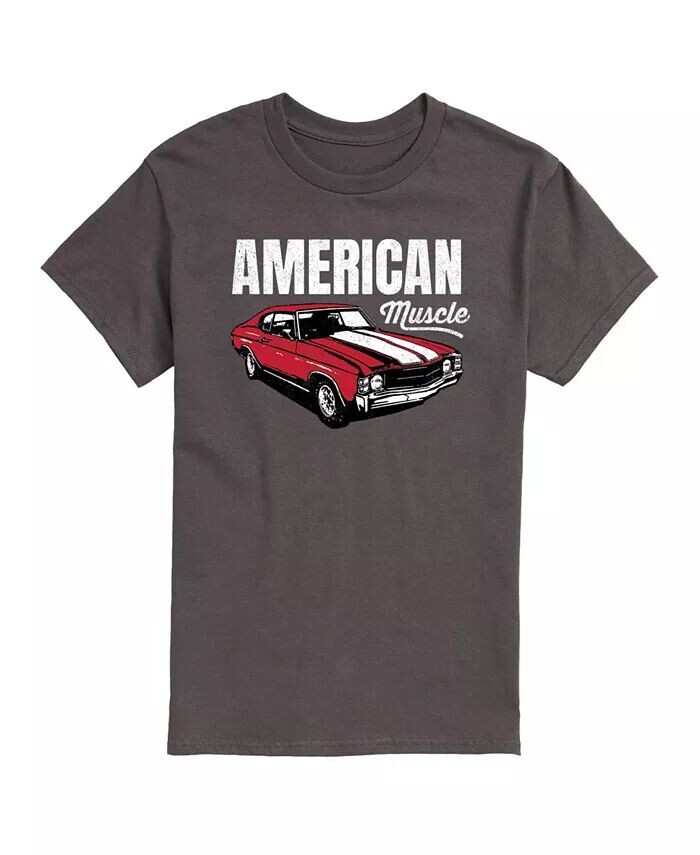 

Мужская футболка с коротким рукавом American Muscle Car AIRWAVES, серый
