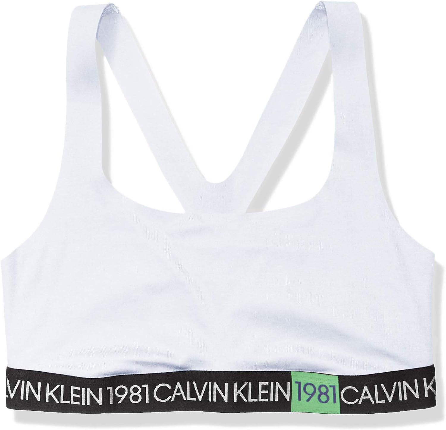 

Женский бюстгальтер-бралетт Calvin Klein 1981 года, яркий хлопковый, без подкладки, Ice Pulp
