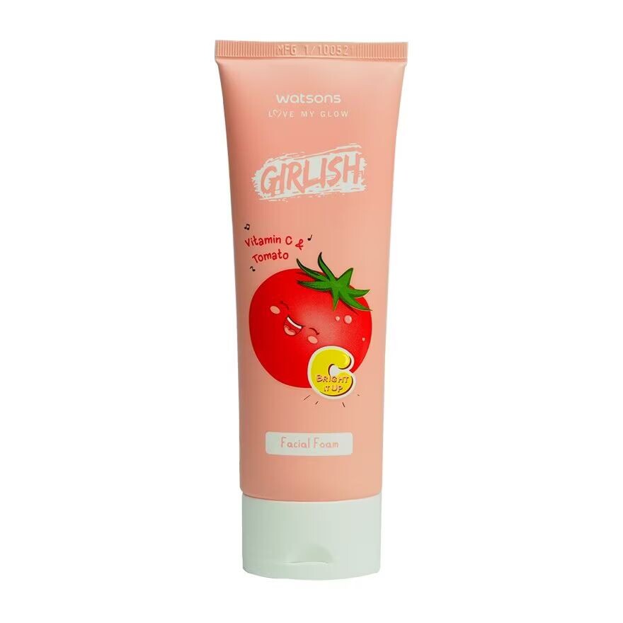 

Watsons Пенка для лица «Девичья» с витамином С «Томат» 100мл, White