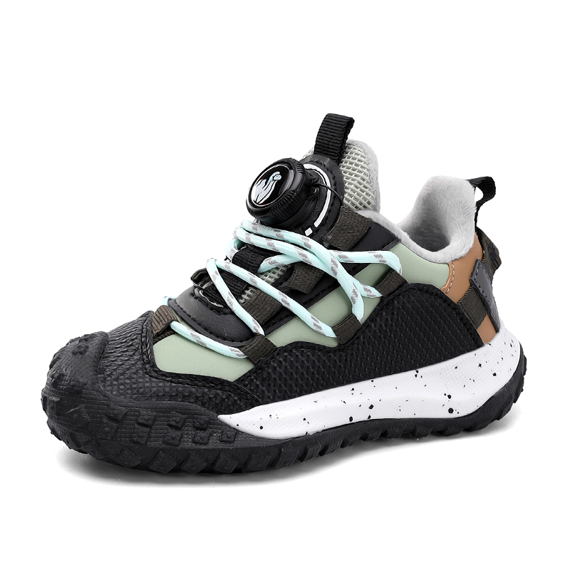 

Детские кроссовки Kids CAMKIDS, черный зеленый, thin cotton