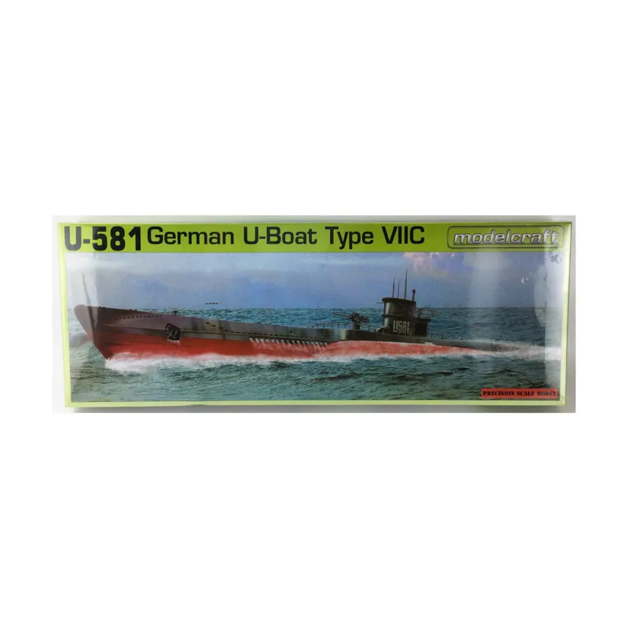 

U-581 Немецкая подводная лодка Тип VIIC, Models 1/150 Scale (Modelcraft)