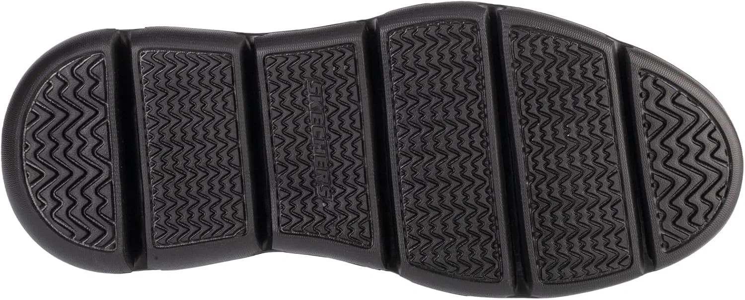 Кроссовки Skechers Herren Garza Gervin, Black (Black Leather) — фото 4