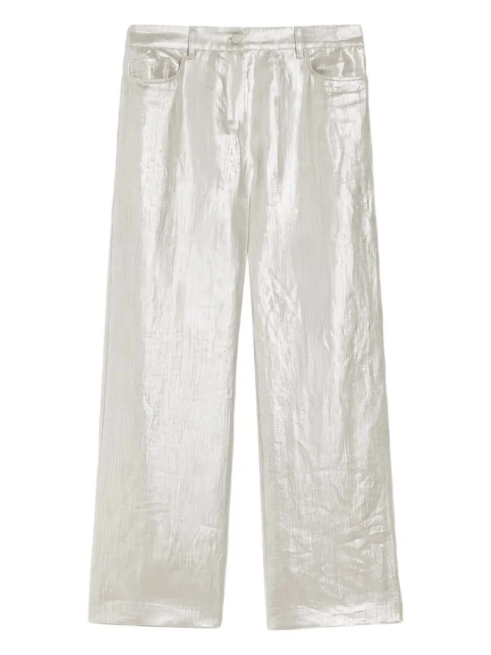 

Брюки палаццо Malika 'S Max Mara, серебяный