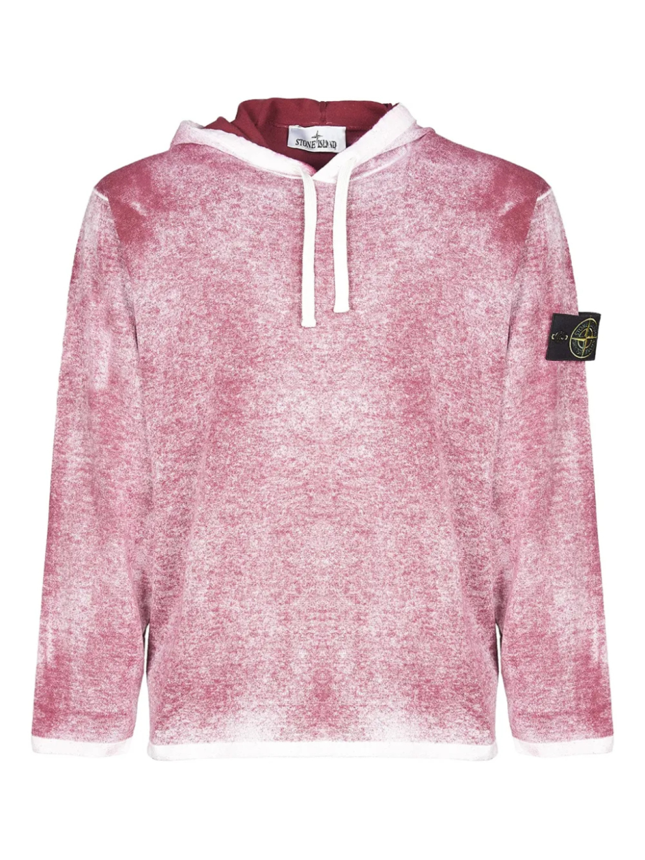 

Толстовка с капюшоном и эффектом градиента Stone Island, розовый