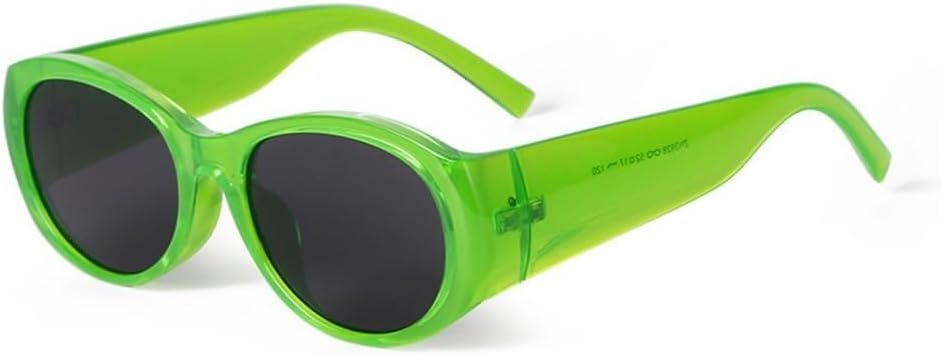 

Большие овальные солнцезащитные очки для женщин, дорожные, с защитой от УФ-излучения UV400, для занятий спортом на открытом воздухе, бега и езды на велосипеде Generic, C4 Green Grey