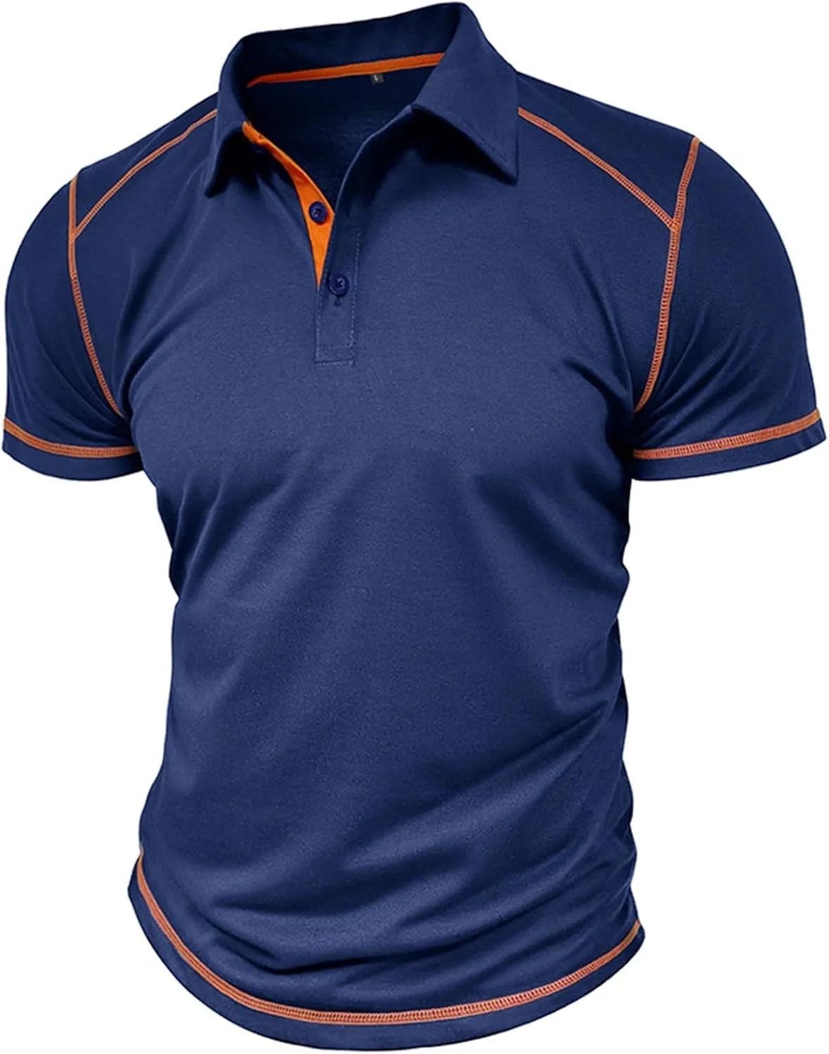 

Мужская футболка хенли летняя стильная с v-образным вырезом короткий рукав