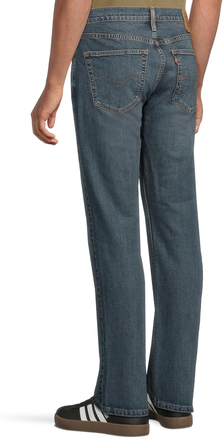 Мужские джинсы Levi's 514 прямого кроя (сезонные), классический темно-синий — фото 3