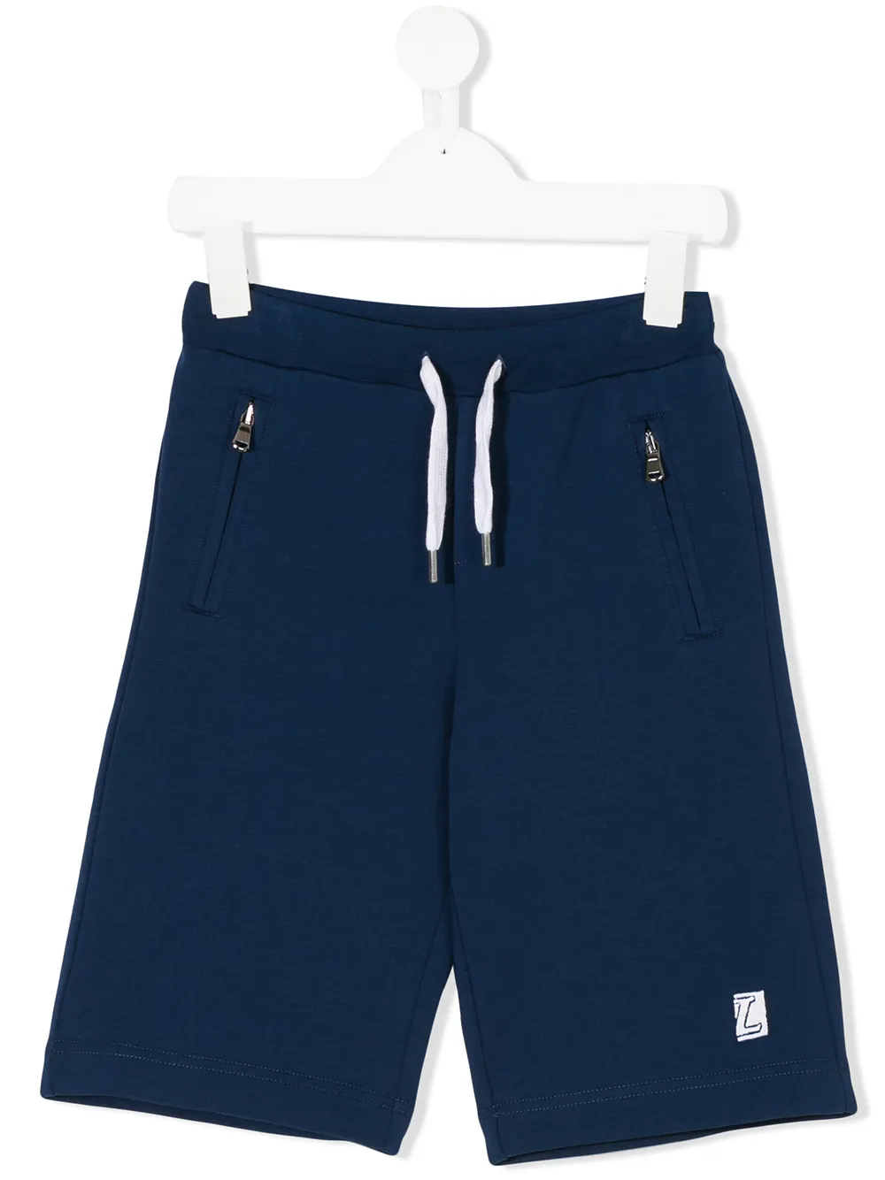 

Спортивные шорты с завязкой на талии Lanvin Enfant, синий