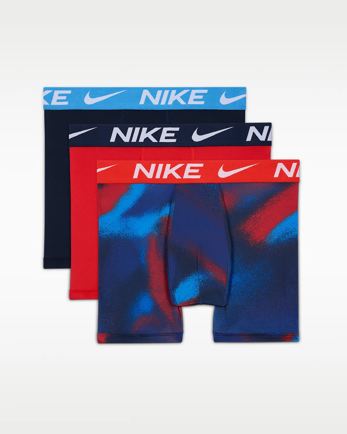 Детские боксеры Dri-FIT Micro Print (3 шт.) Nike, Light Crimson