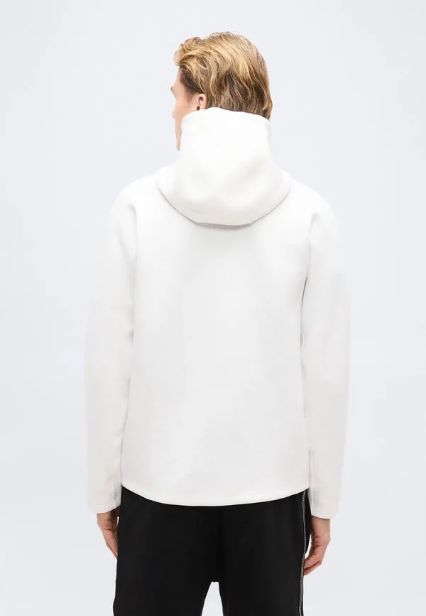 Куртка с капюшоном, классическая толстовка на молнии Lacoste Sport, White — фото 3