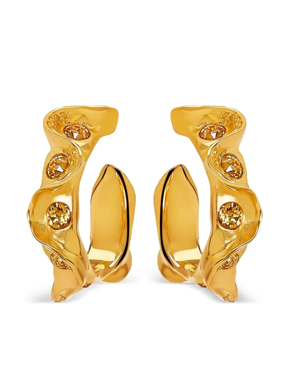 

Серьги с кристаллами Oscar de la Renta, золотой