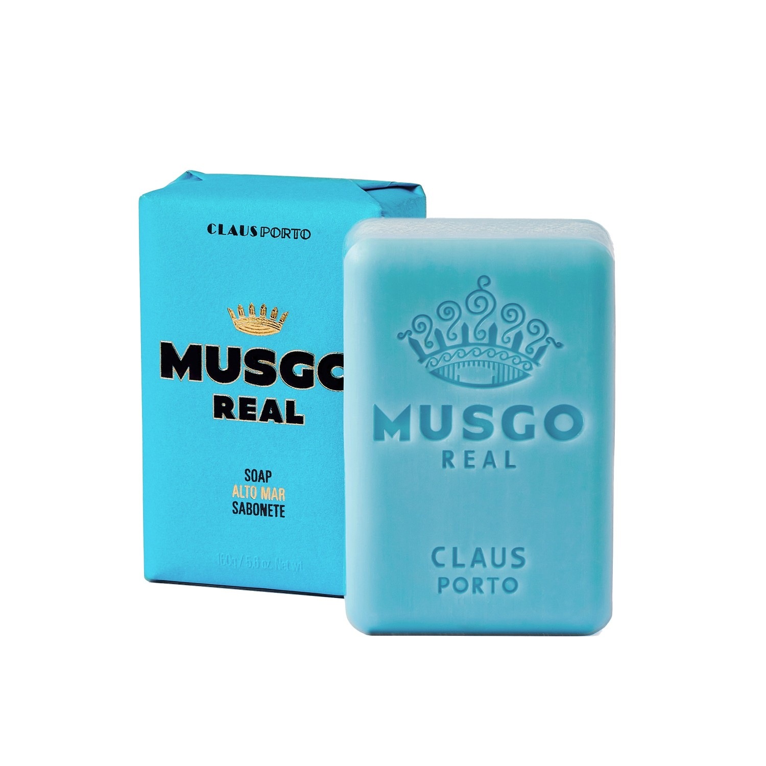 

Мыло для рук musgo real soap alto mar Claus Porto, вес 160 гр.