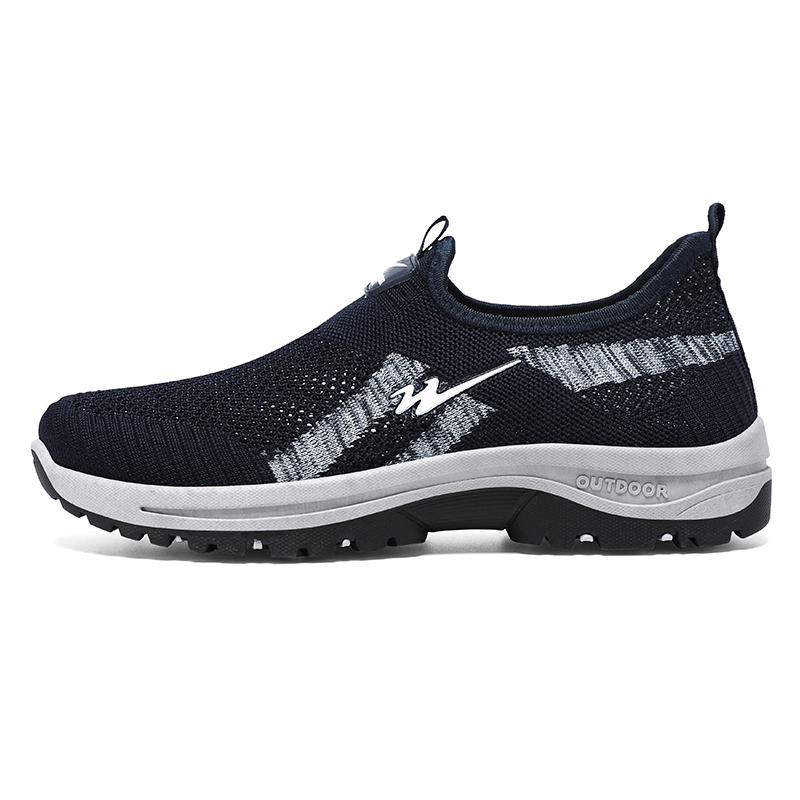 

DOUBLE STAR 88 Мужские повседневные кроссовки Flyknit синие, цвет Blue