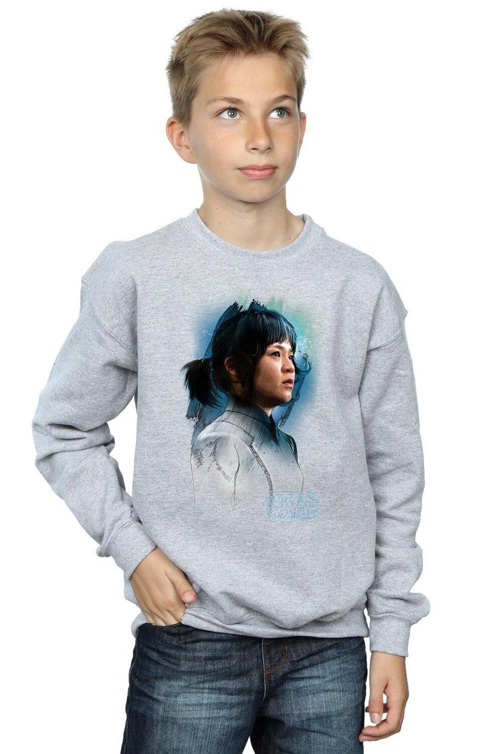 

Свитшот с начесом The Last Jedi Rose Tico Star Wars, серый