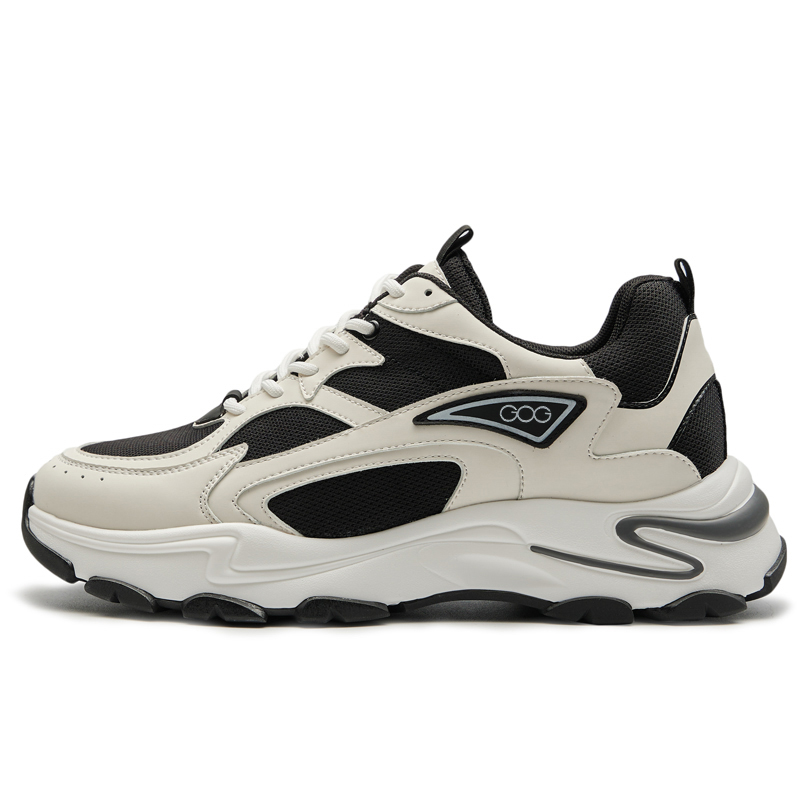 

GOG Мужские кроссовки Low Top Chunky черно-белые, цвет Black White 8cm-0823755XH