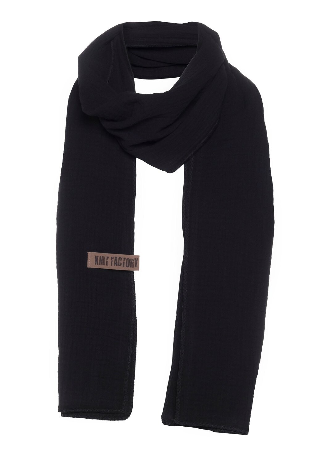 

Шарф LIV Knit Factory, цвет black