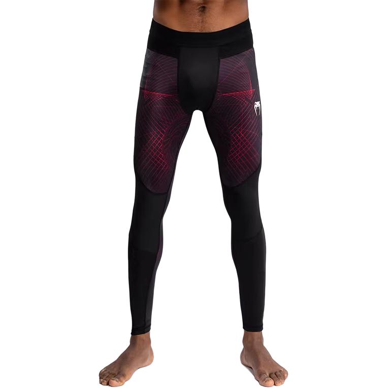 

Вязаные спортивные штаны мужские Moderate Straight Fit VENUM, черный/flame красный