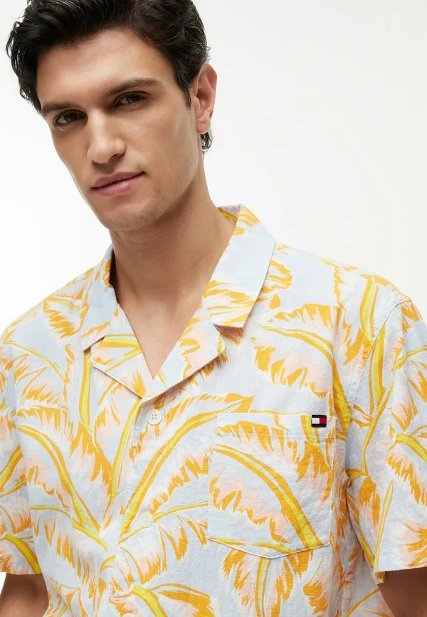 Базовая рубашка для боулинга с принтом Tommy Hilfiger, Vintage Banana Leaf Keepsake — фото 3