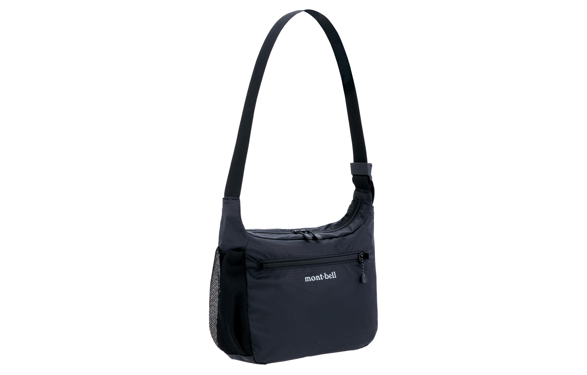 

MONTBELL Сумка через плечо, нейлоновая унисекс, Black