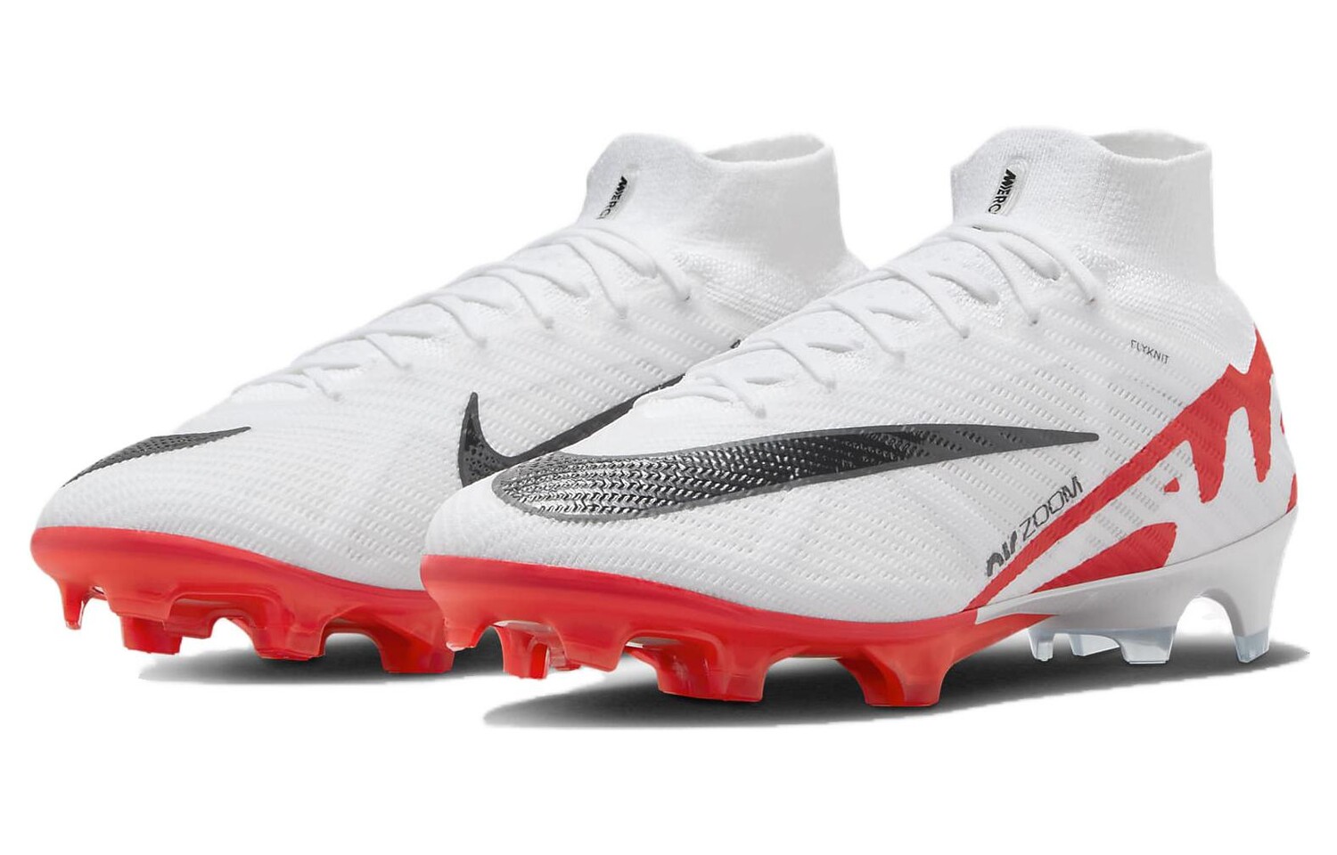 Nike Mercurial Superfly 9 Футбольные бутсы унисекс, Черный/Белый/Красный — фото 3