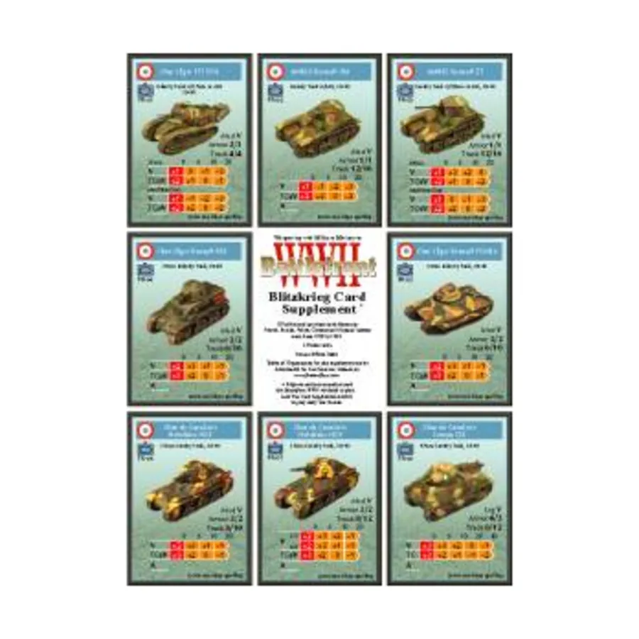 

Дополнение к картам «Блицкриг», Battlefront - WWII