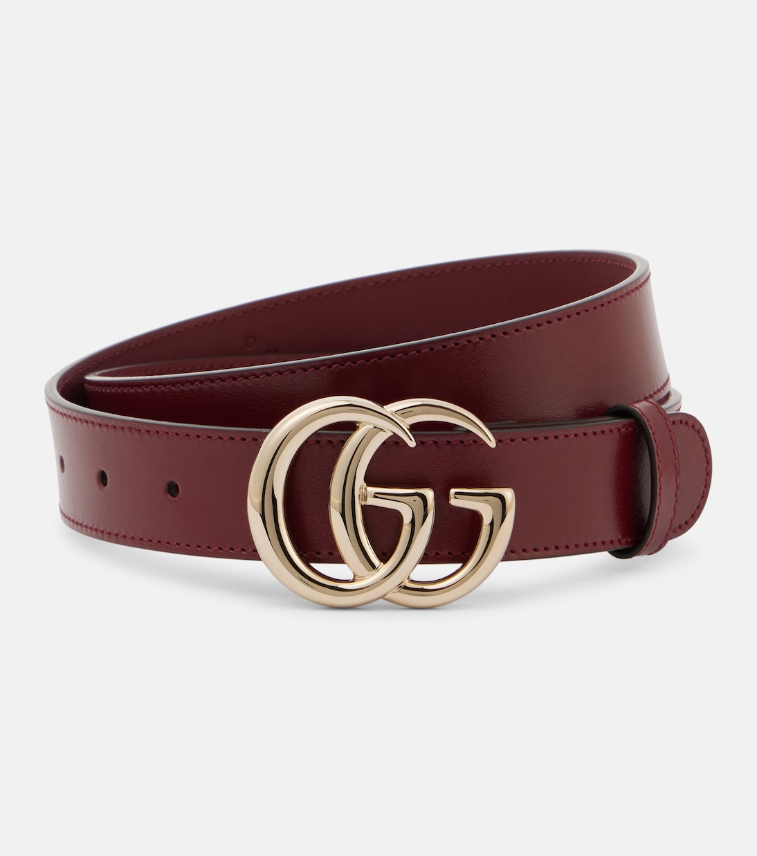 

Кожаный ремень GG Marmont Gucci, Rosso Ancora