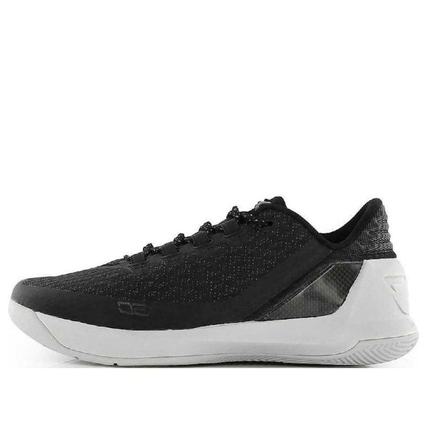 

Кроссовки curry 3 low 'black white' Under Armour, черный