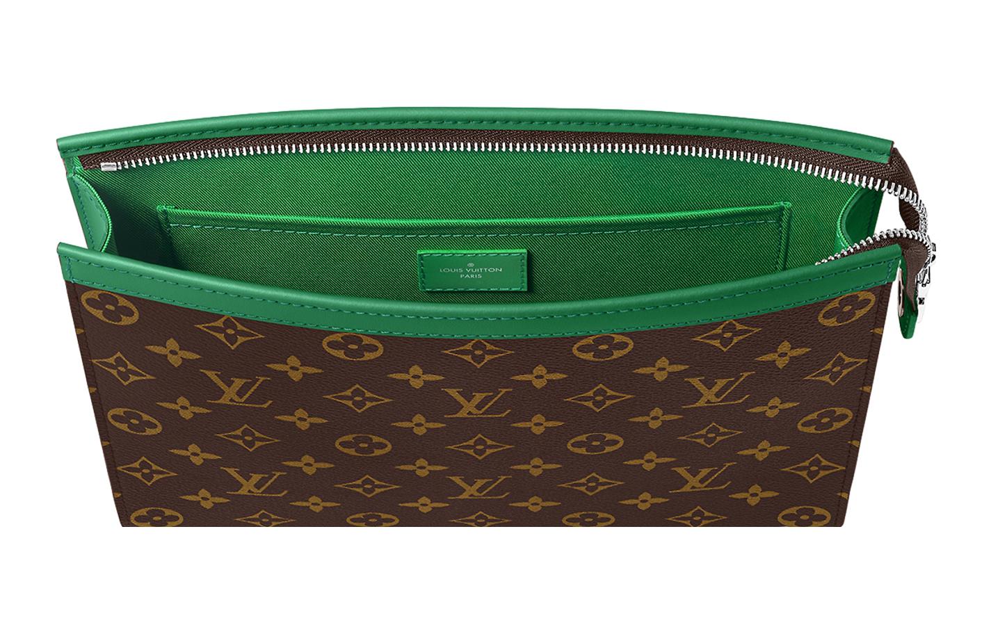 LOUIS VUITTON Сумка Pochette Voyage Mm Colormania Green — фото 4