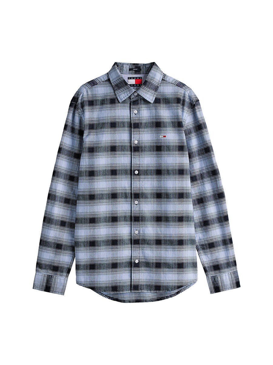 

Клетчатая рубашка Tommy Jeans Regular fit Button Up Shirt, светло-синий